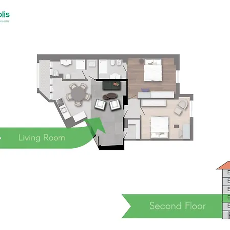 Spacious 2bdr With Balcony Arco-sempione Area, By Rentopolis Apartmán
